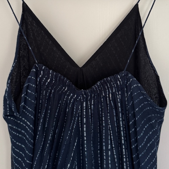 Tilla Indigo with stripe pattern spaghetti strap sundress - Picture 6 of 6